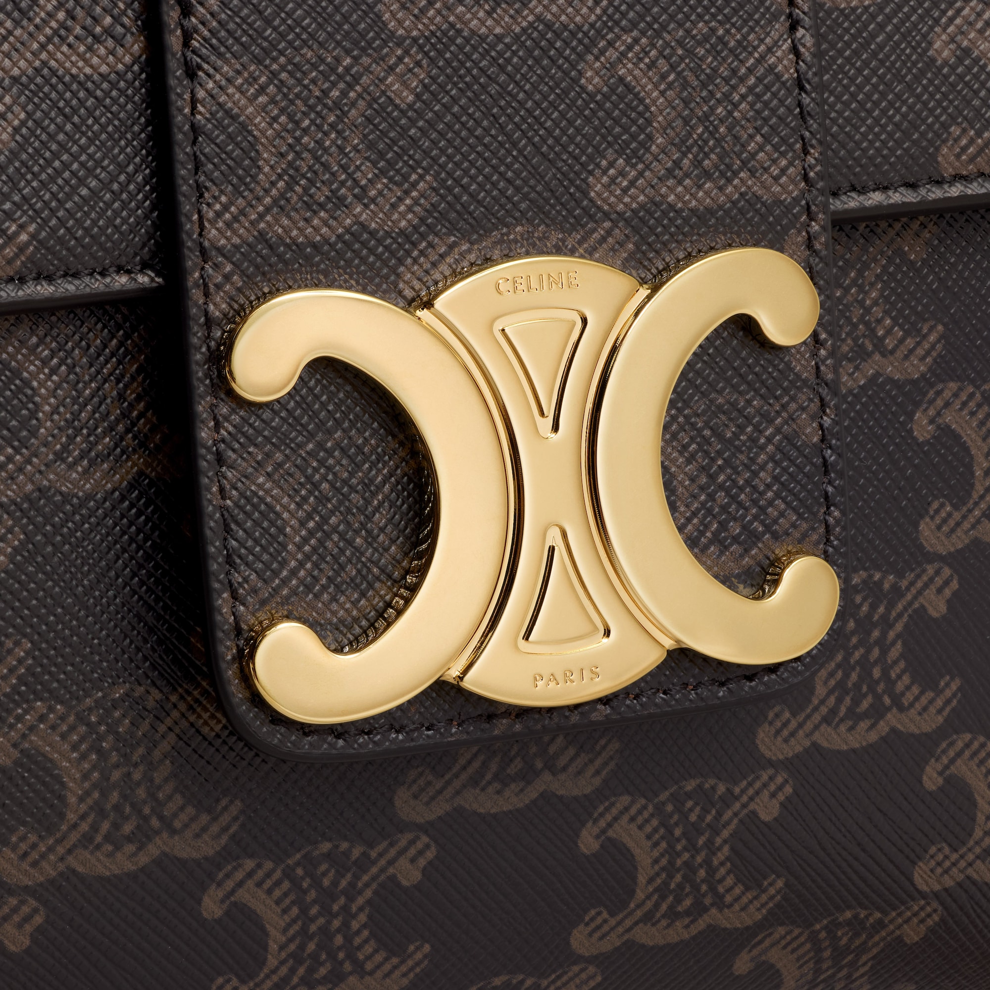 LARGE CELINE VICTOIRE BAG IN TRIOMPHE CANVAS - Image 5